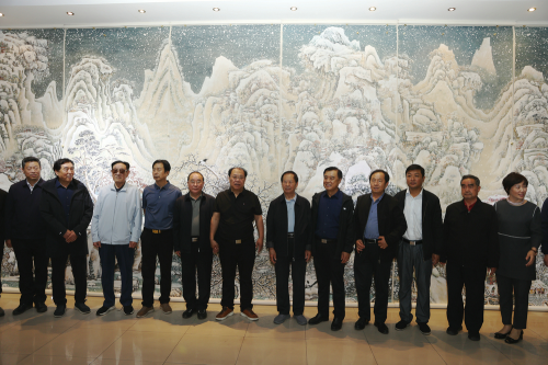 周鹏飞毛体书法·大写意画艺术大展在德州董子文化街美术馆开幕